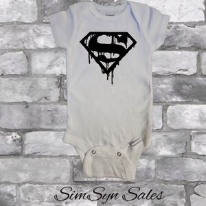 Superman Unisex Baby Onesie Onepiece Bodysuit 0-3 Months